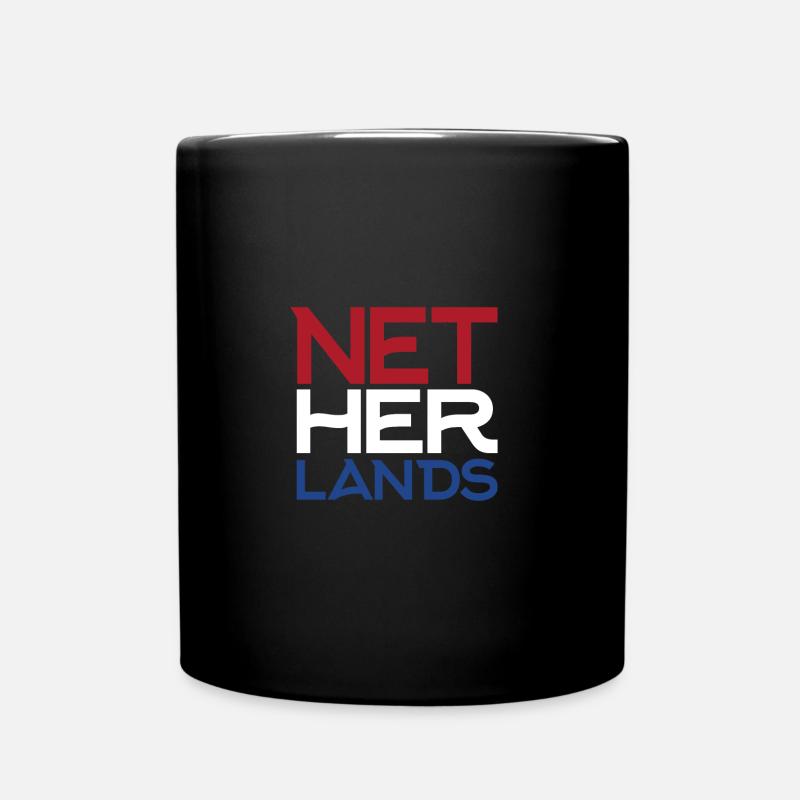 Niederlande - Tasse einfarbig - Schwarz