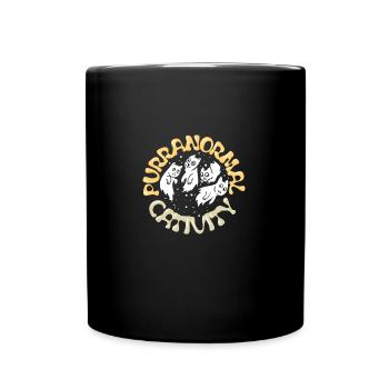 PARANORMAL INVESTIGATOR: Purranormal Cativity - Full Colour Mug - black - Front