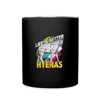 hyenas - Full Colour Mug - black - Front