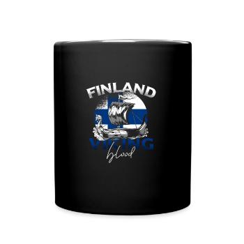 Finland Finnish home - Full Colour Mug - black - Front