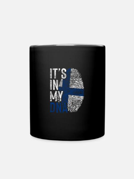 Finnland Finne Herkunft - Tasse einfarbig - Schwarz