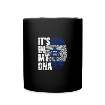 Israël DNA - Mug uni - noir - Devant