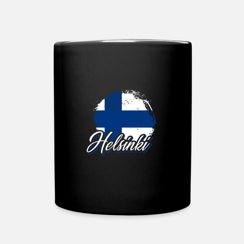 Finlande Helsinki - Mug uni - noir