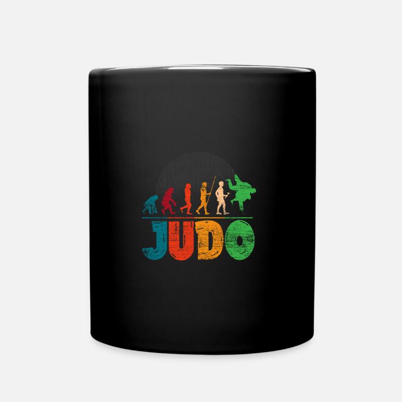 judo - Tazza monocolore - nero