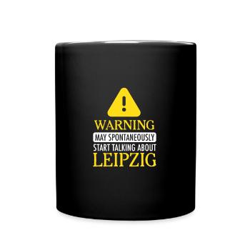 WARNING! : Leipzig - Full Colour Mug - black - Front