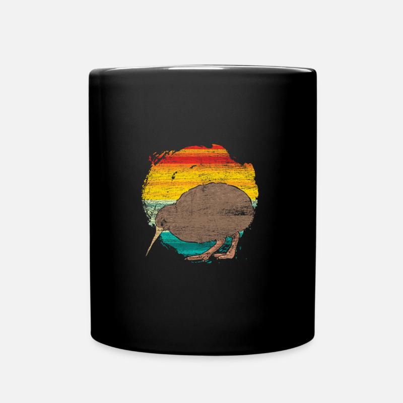 kiwi - Tazza monocolore - nero