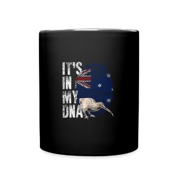 Neuseeland Kiwi Land - Tasse einfarbig - Schwarz - Vorne