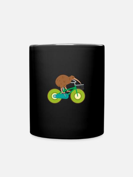 Cycliste Kiwi - Mug uni - noir