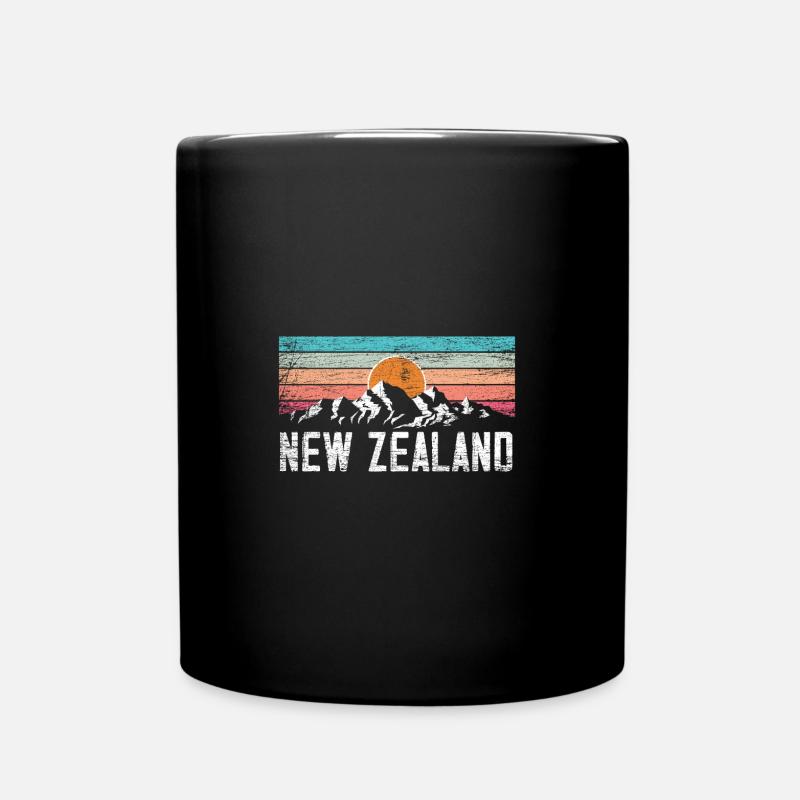 Neuseeland Land - Tasse einfarbig - Schwarz