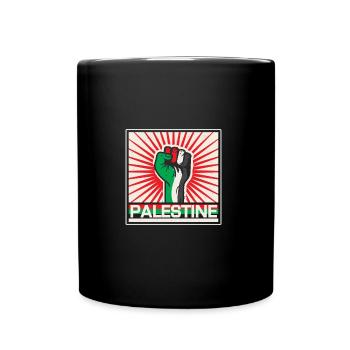 Palästina - Tasse einfarbig - Schwarz - Vorne