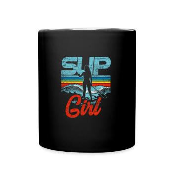 Stand up paddle - Full Colour Mug - black - Front