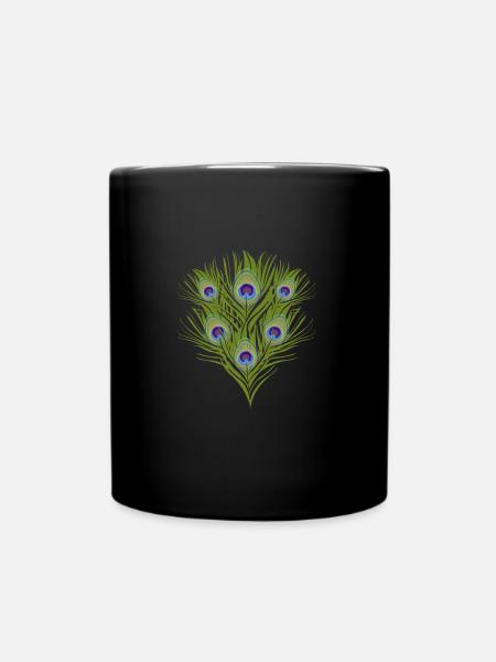 Zoo de paon - Mug uni - noir