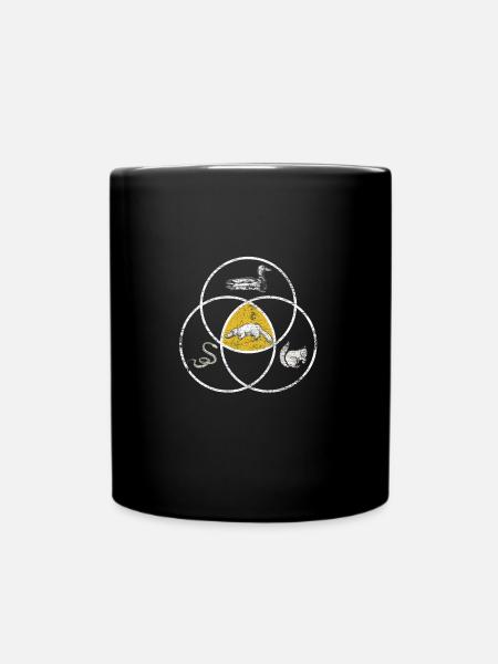 Schnabeltier Australien - Tasse einfarbig - Schwarz