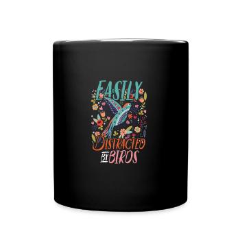 Bird animal animal - Full Colour Mug - black - Front