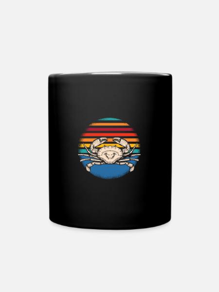 Retro Cancer - Full Colour Mug - black