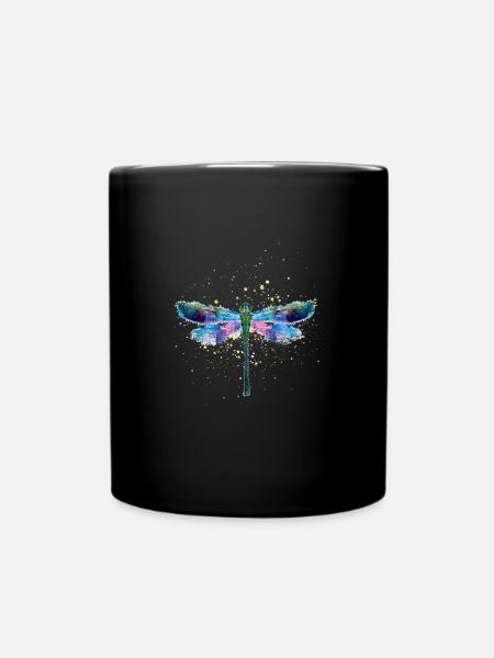 Libellule - Mug uni - noir
