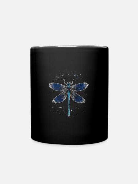Libellule Amateur d’animaux - Mug uni - noir