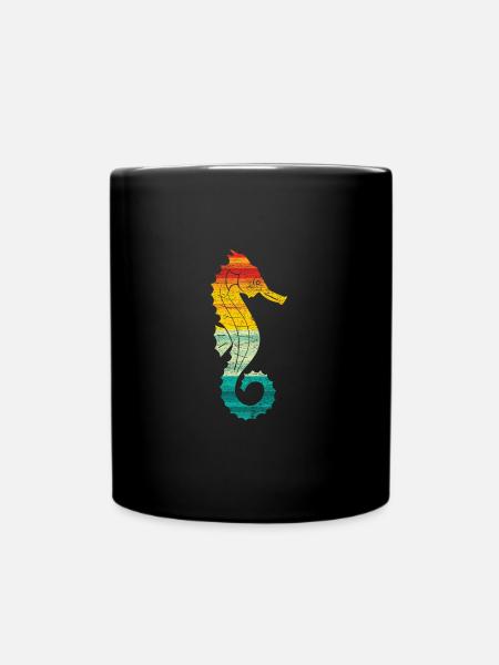 Cheval hippocampe - Mug uni - noir