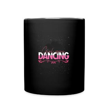 Linedance Cowboy Geschenk - Tasse einfarbig - Schwarz - Vorne