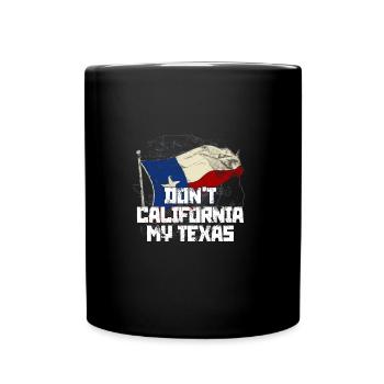Texas - Mug uni - noir - Devant
