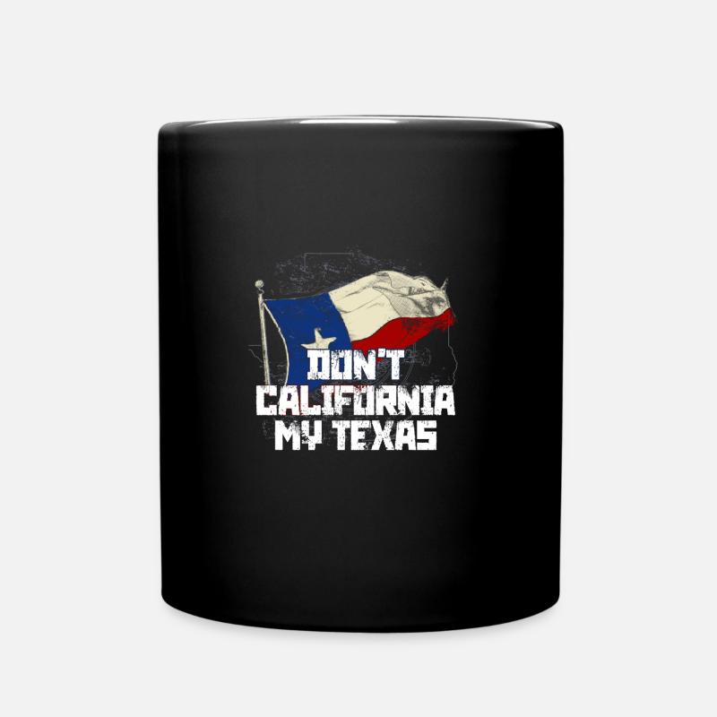 Texas - Tasse einfarbig - Schwarz