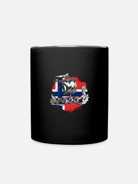Norvège Norvégiens - Mug uni - noir