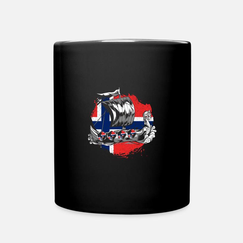 Norwegen Norweger - Tasse einfarbig - Schwarz