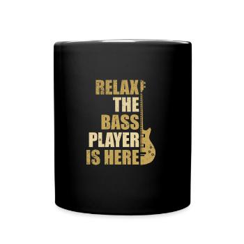 Guitare basse guitare - Mug uni - noir - Devant