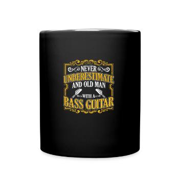 Bassgitarre - Tasse einfarbig - Schwarz - Vorne