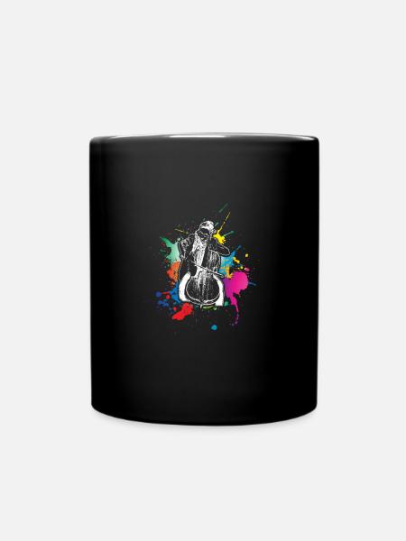cello - Full Colour Mug - black