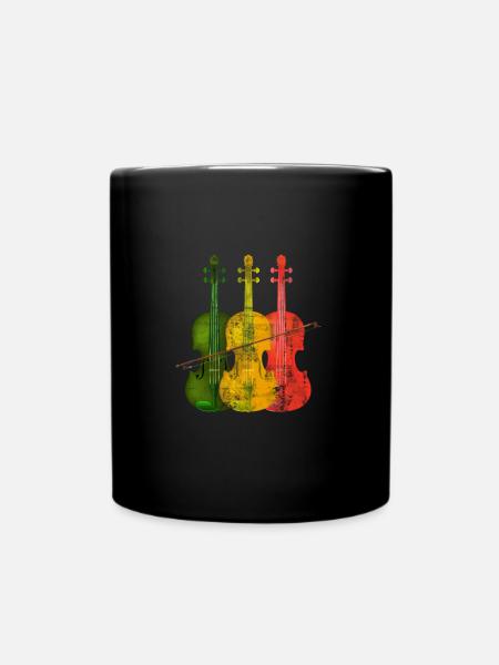 cello - Full Colour Mug - black