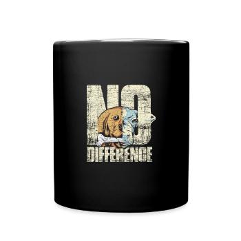 Mode de vie végétalien - Mug uni - noir - Devant
