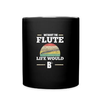 flute - Full Colour Mug - black - Front
