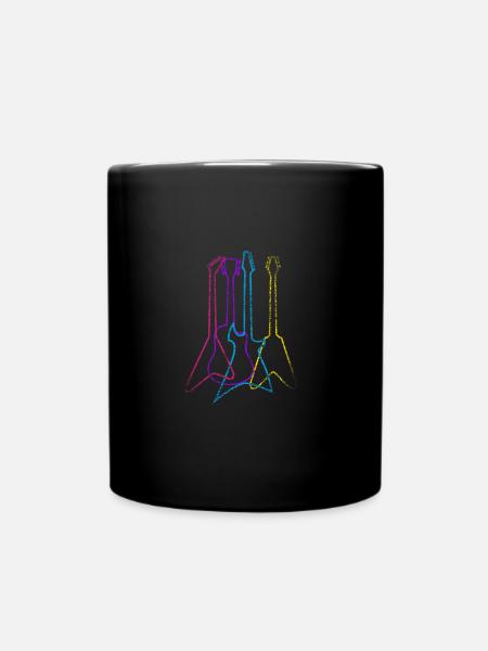 Guitare guitariste guitare électrique - Mug uni - noir