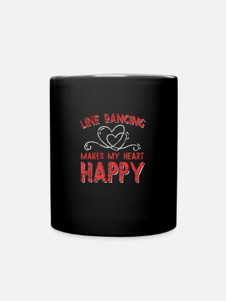 Danse en ligne - Mug uni - noir