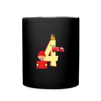 Funny kids birthday shirt career wish - Full Colour Mug - black - Front