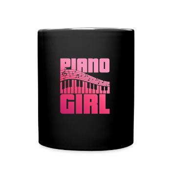 Piano piano - Full Colour Mug - black - Front