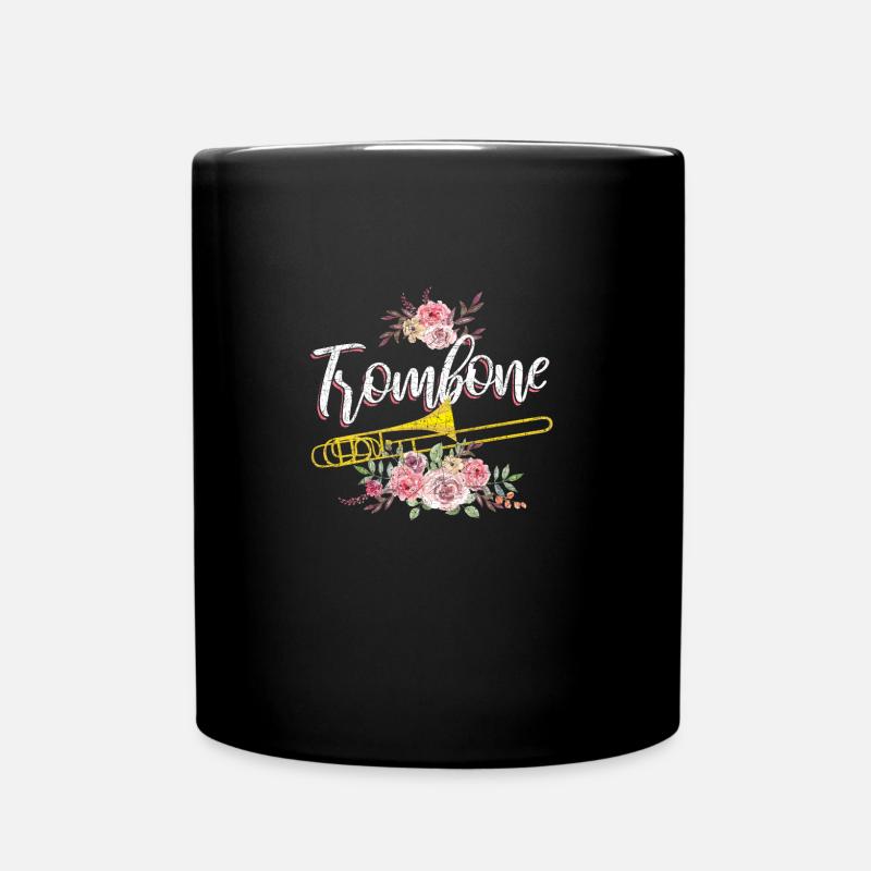 Joueur de trombone trombone - Mug uni - noir