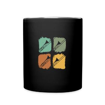 Posaunist Instrument - Tasse einfarbig - Schwarz - Vorne