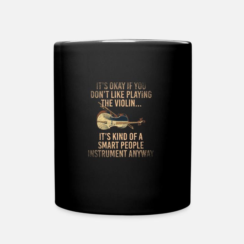 Violon violon - Mug uni - noir