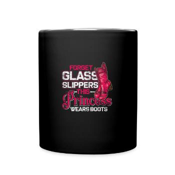 Cowboy girl - Full Colour Mug - black - Front