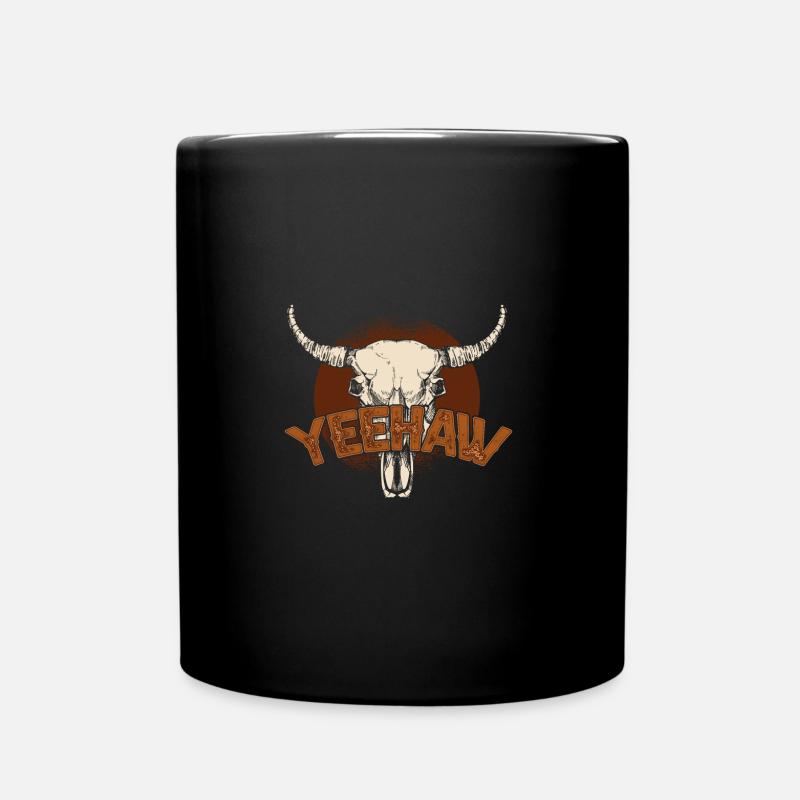 Cowboy cowboy hat - Full Colour Mug - black