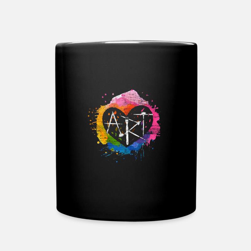Kunst Künstler - Tasse einfarbig - Schwarz