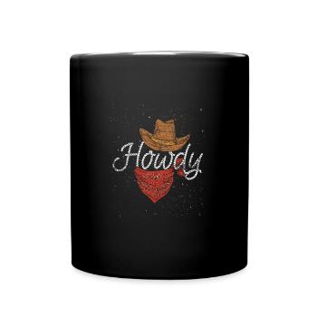 cowboy - Full Colour Mug - black - Front