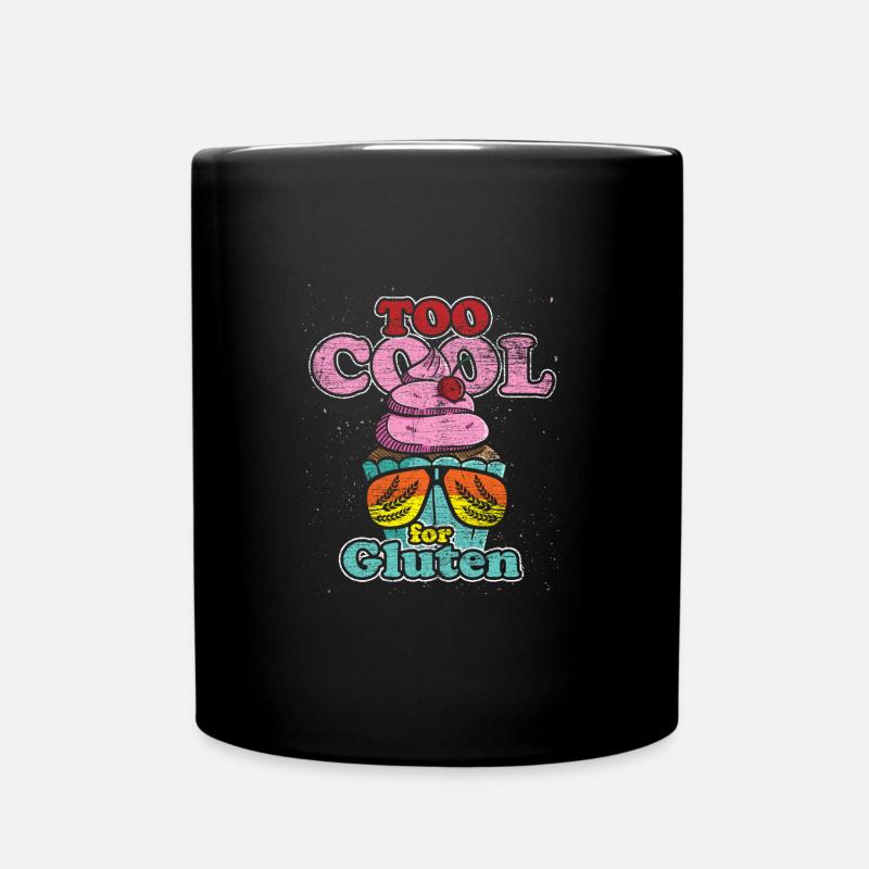 Gluten free wheat - Full Colour Mug - black