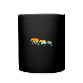 elephant - Full Colour Mug - black - Front