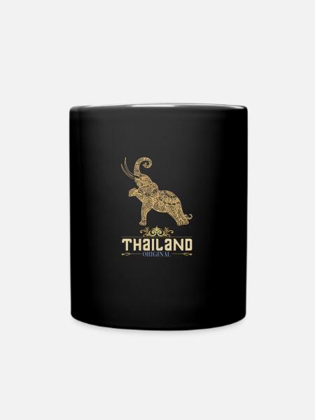 Thailand Sommer - Tasse einfarbig - Schwarz