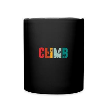Escalade - Mug uni - noir - Devant
