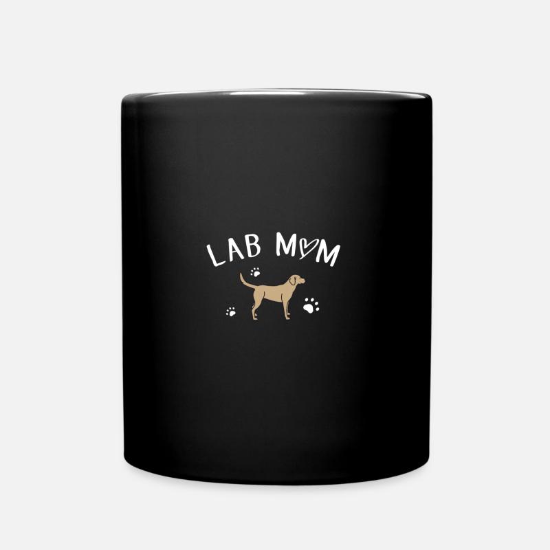 Haustier Mama - Tasse einfarbig - Schwarz