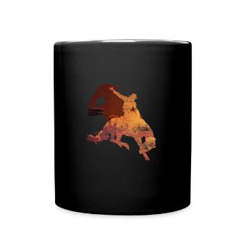 cowboy - Full Colour Mug - black - Front